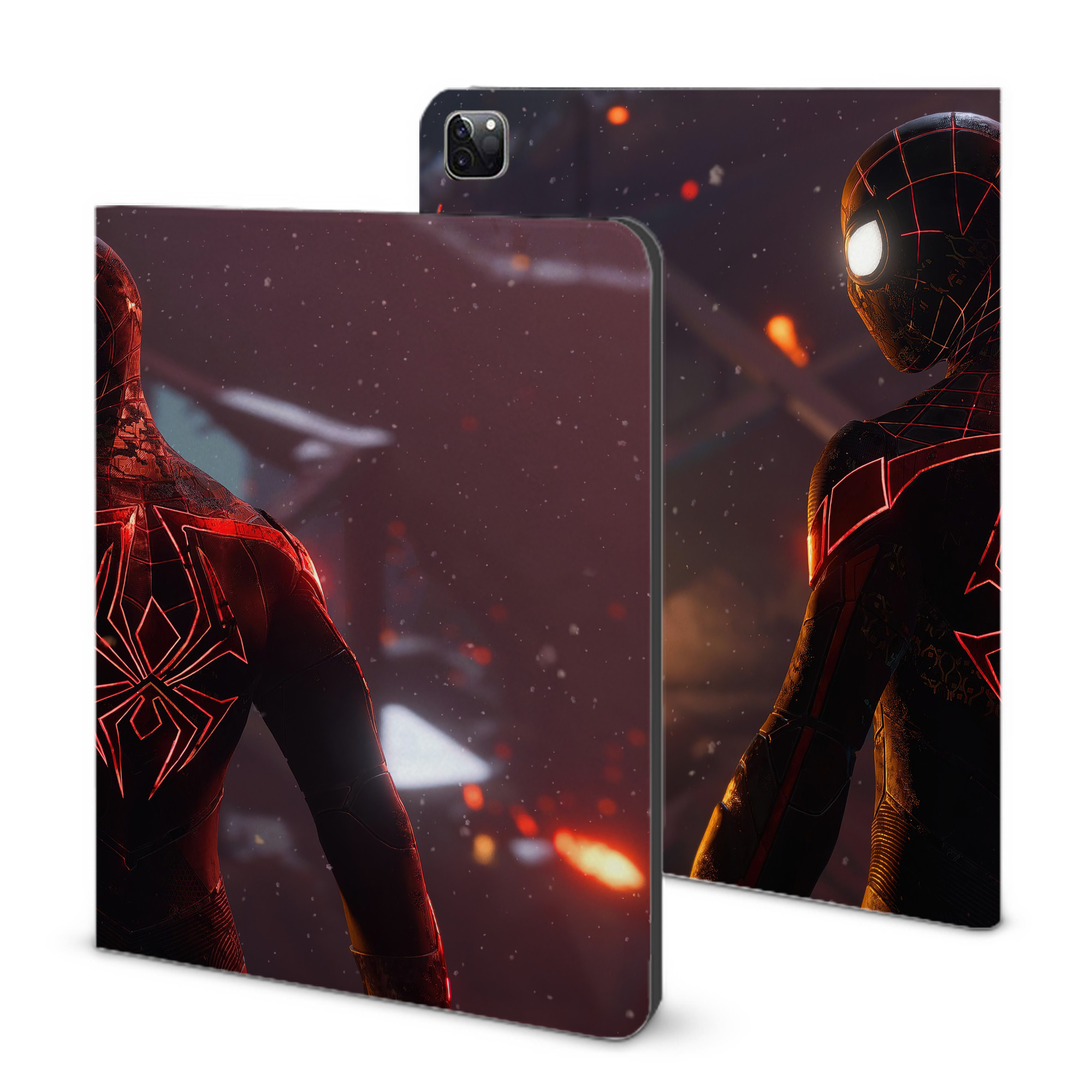 （画像用） アベンジャーズ The Avengers IPad ケース ブック型 PUレザー TPU 耐衝撃 軽量 薄型 ペン収納なし 全面保護 IPad 各モデル対応